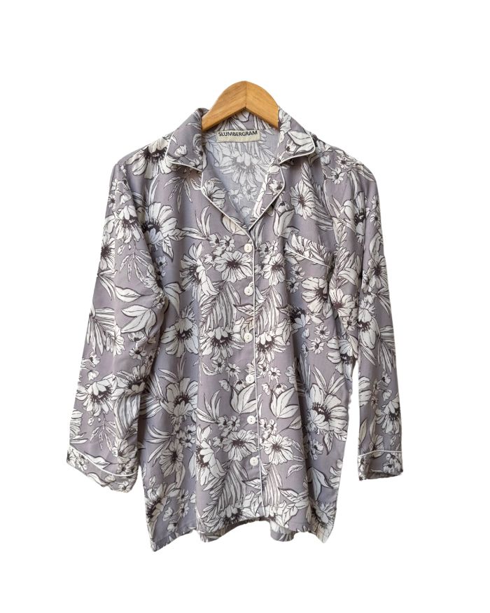 Silver Petals PJ Set